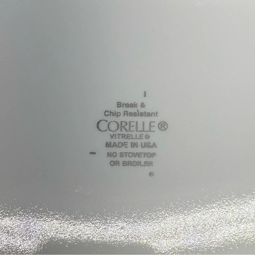 Corelle South Beach Lot of 2 Turquoise Blue Dot Dinner Plate Vintage Dinnerware - Picture 6 of 9
